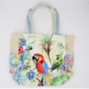 Sun N Sand Sundance Artistic Collection Shoulder Tote Tropical Print with Parrots SD4430 2