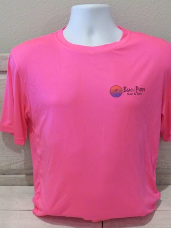 Beach Puppy Neon Pink Dry Fit Adult Competitor Tee ST350PERFNP