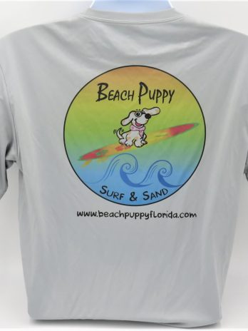Beach Puppy Silver Dry Fit Adult Competitor Tee ST350PERFS
