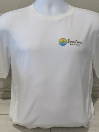 Beach Puppy White Dry Fit Adult Competitor Tee ST350PERFW