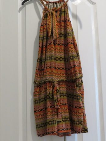 Monetti Apparel Lillian Spain Print Romper LILLIAN22ROMPSPAIN11