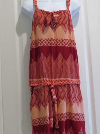 Monetti Apparel Lillian Swag Print Romper LILLIAN22ROMPSWAG11