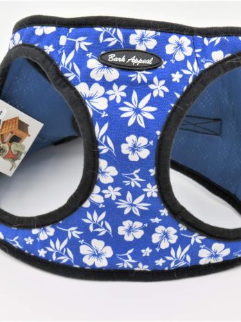 Bark Appeal Mesh Step in Harness Blue Hibiscus BLHEW