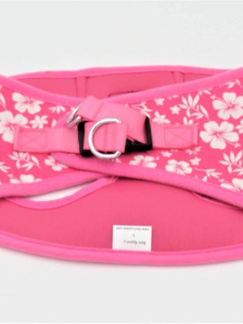 Bark Appeal Mesh Step in Harness Pink Hibiscus PHEW