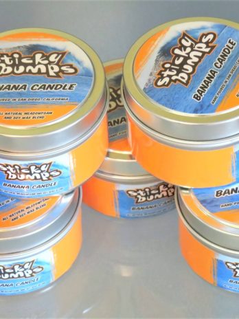 Sticky Bumps Banana Scent Candle WRCWT