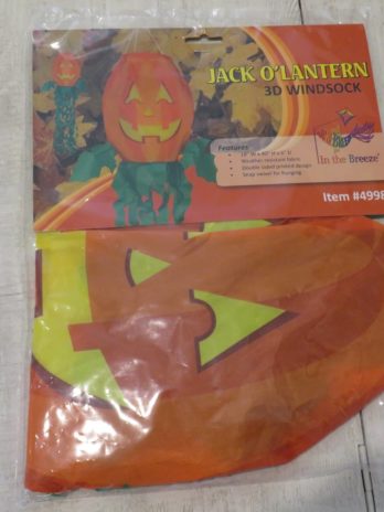 In the Breeze 3D Jack O Lantern 40″ Windsock INB4998JOL