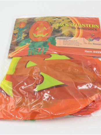 In the Breeze 3D Jack O Lantern 40″ Windsock INB4998JOL