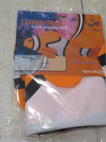 In the Breeze Clown Fish 40″ Fishsock INB4121CLFSH