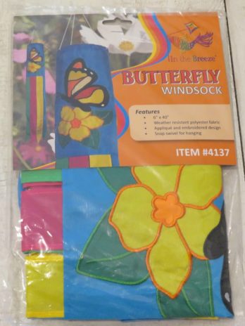 In the Breeze Butterly 40″ Windsock INB4137BFLY