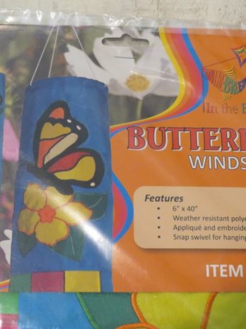 In the Breeze Butterly 40″ Windsock INB4137BFLY