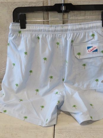 Bermies Palm Light Blue Pin Stripe 3.0 Swim Trunk BERPALMLBSTRIPE