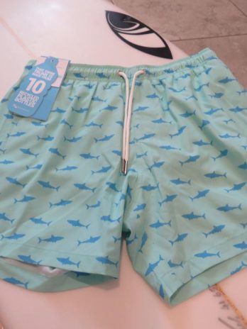 Bermies Great White Shark Mint 3.0 Swim Trunk BERGREATWHITEMINT