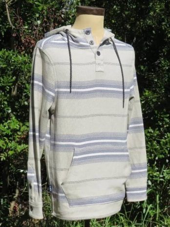 Jetty Quintin Sage Cotton Twill Pullover Hoodie F22QUINMPSAG