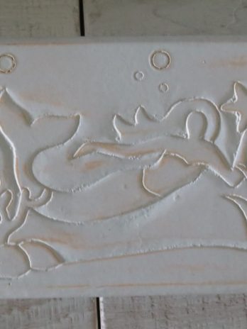 Beachcombers Mermaid Wood 5″ Trinket Box