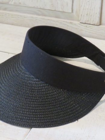 Pretty Simple Black Summer Sun Visor