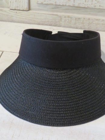 Pretty Simple Black Summer Sun Visor